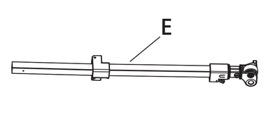 Repuesto Par para toldo instantáneo de 8 ft. x 8 ft. (NS CL64B)
