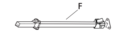 Repuesto Par para toldo instantáneo de 8 ft. x 8 ft. (NS CL64B)