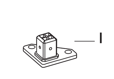 Repuesto Par para toldo instantáneo de 8 ft. x 8 ft. (NS CL64B)