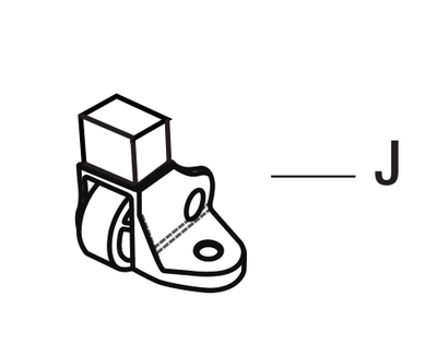 Repuesto Par para toldo instantáneo de 8 ft. x 8 ft. (NS CL64B)