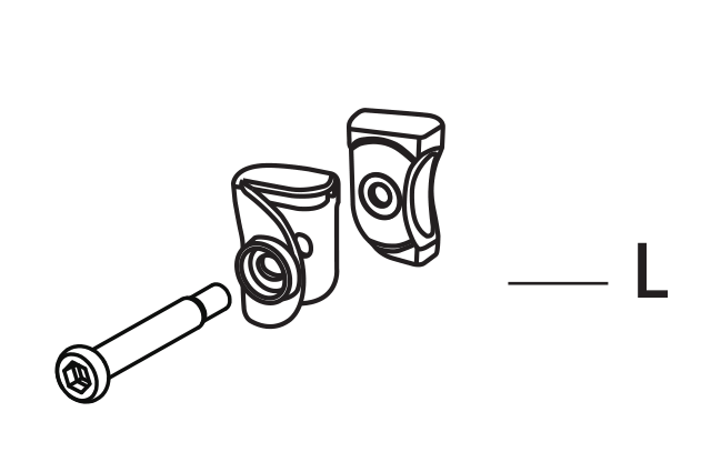 Repuesto Par para toldo instantáneo de 8 ft. x 8 ft. (NS CL64B)