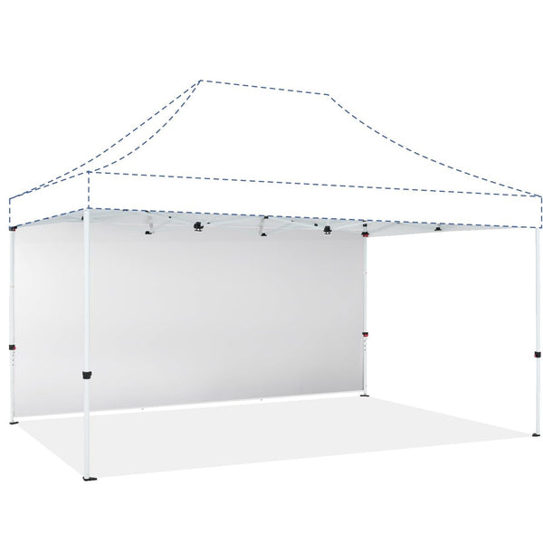 10x15 SunWall Silver Coated for Pop up Canopy