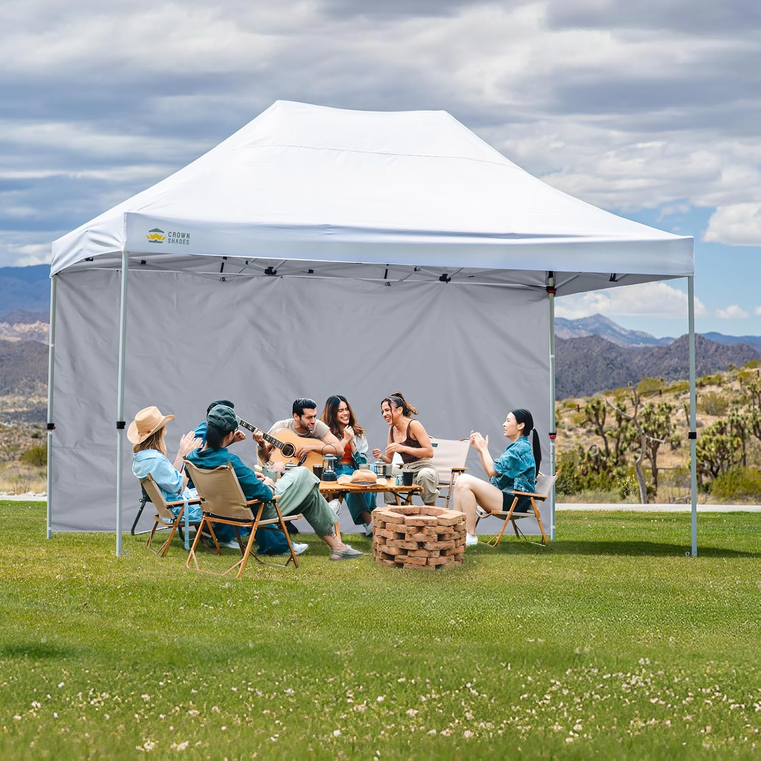 10x15 SunWall Silver Coated for Commercial Canopy