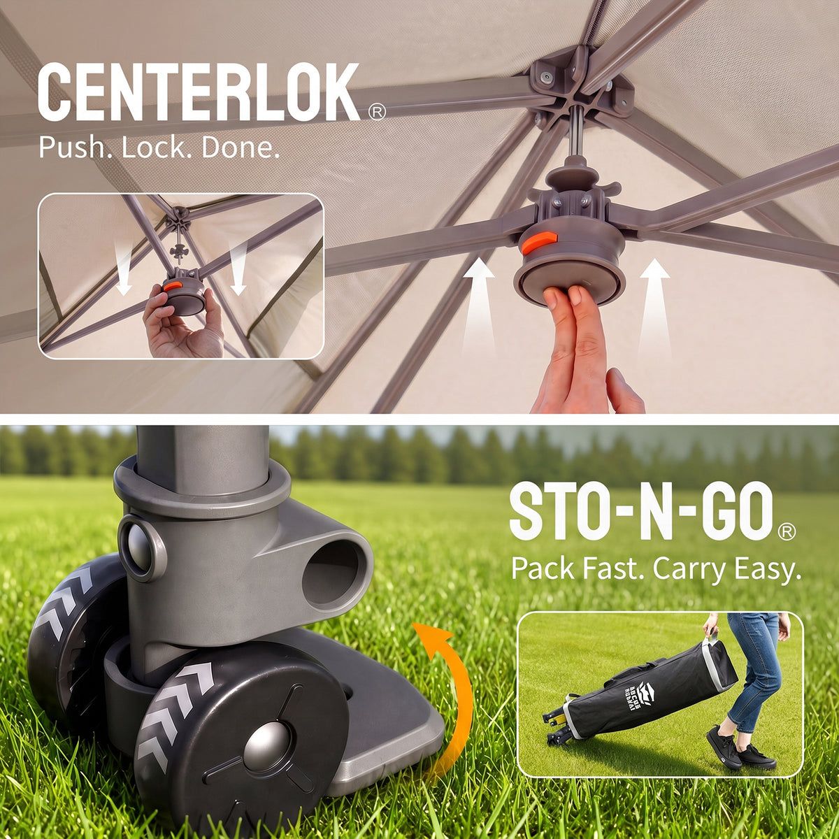 Flex-Lift 10' x 10' Canopy | Infinite Height Adjustment