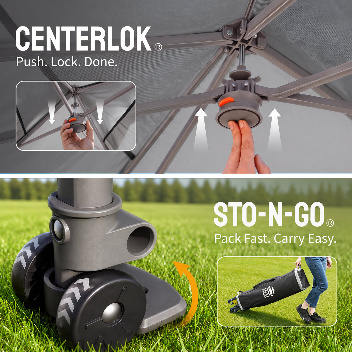 Flex-Lift 10' x 10' Canopy | Infinite Height Adjustment