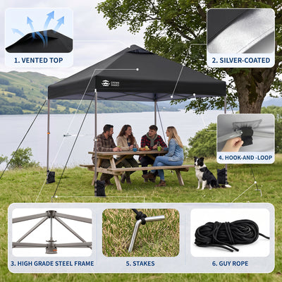 Flex-Lift 10' x 10' Canopy | Infinite Height Adjustment