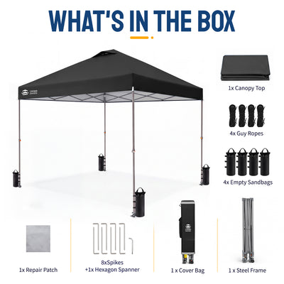 Flex-Lift 10' x 10' Canopy | Infinite Height Adjustment