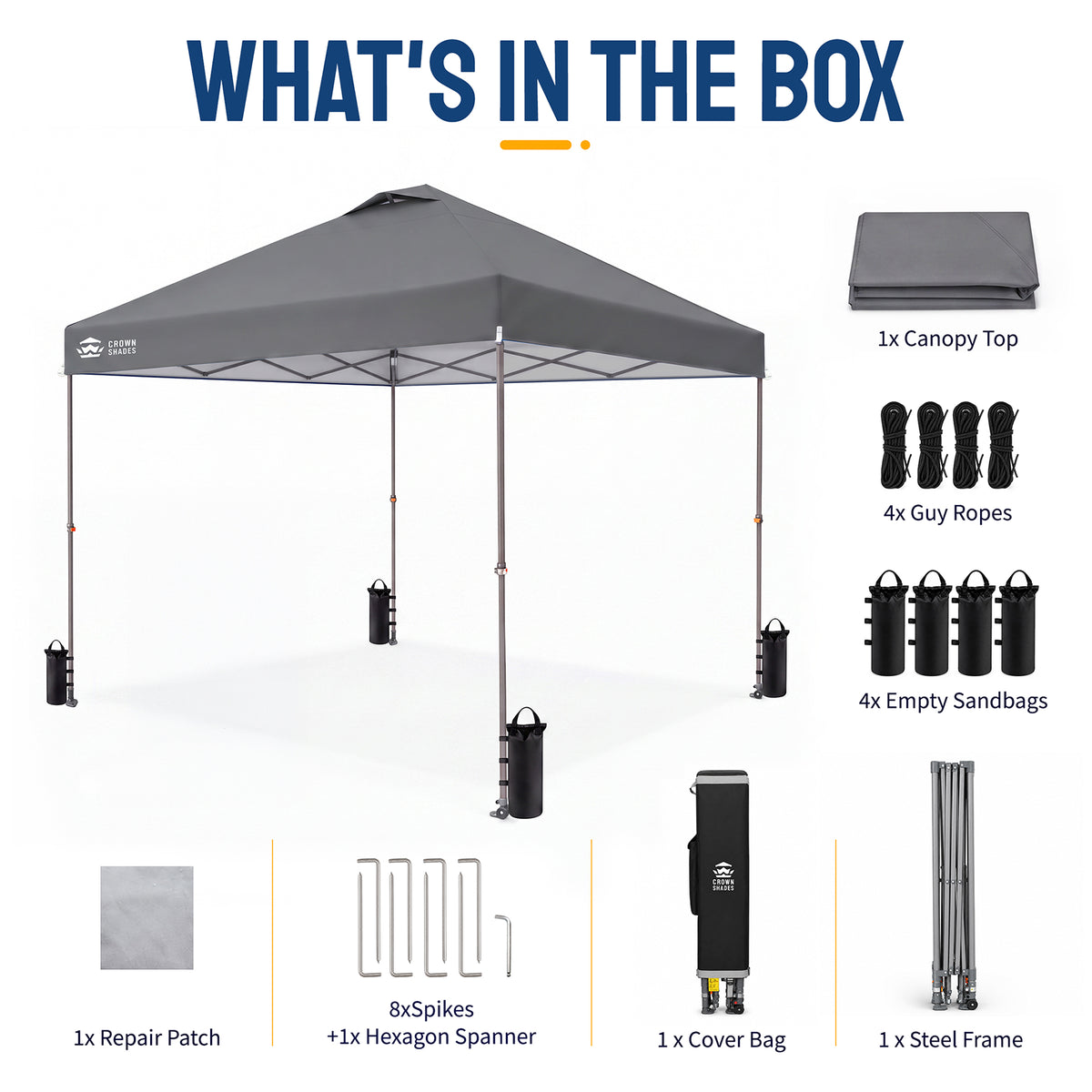 Flex-Lift 10' x 10' Canopy | Infinite Height Adjustment
