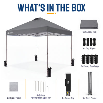 Flex-Lift 10' x 10' Canopy | Infinite Height Adjustment
