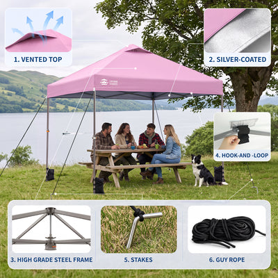 Flex-Lift 10' x 10' Canopy | Infinite Height Adjustment