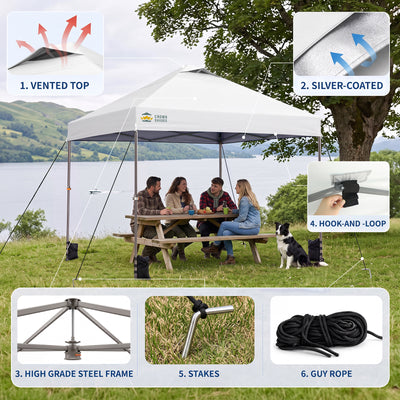Flex-Lift 10' x 10' Canopy | Infinite Height Adjustment