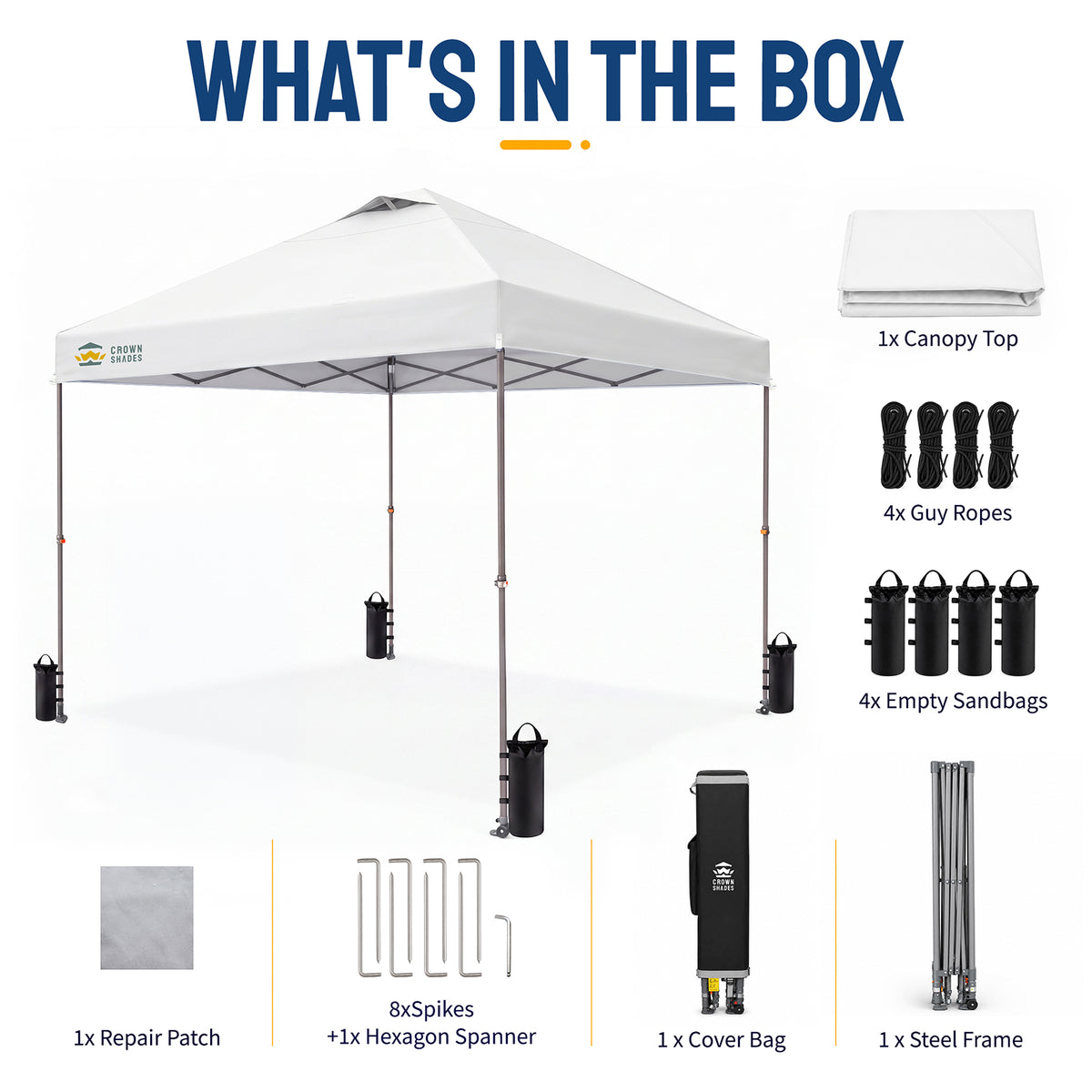 Flex-Lift 10' x 10' Canopy | Infinite Height Adjustment