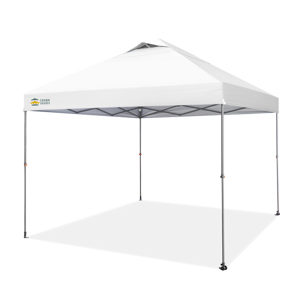 pop up zelt durchsichtig CROWN SHADES 10x10 Höhenverstellbares Pop-Up-Vordach für Strand und  Veranstaltungen – Crown Shades