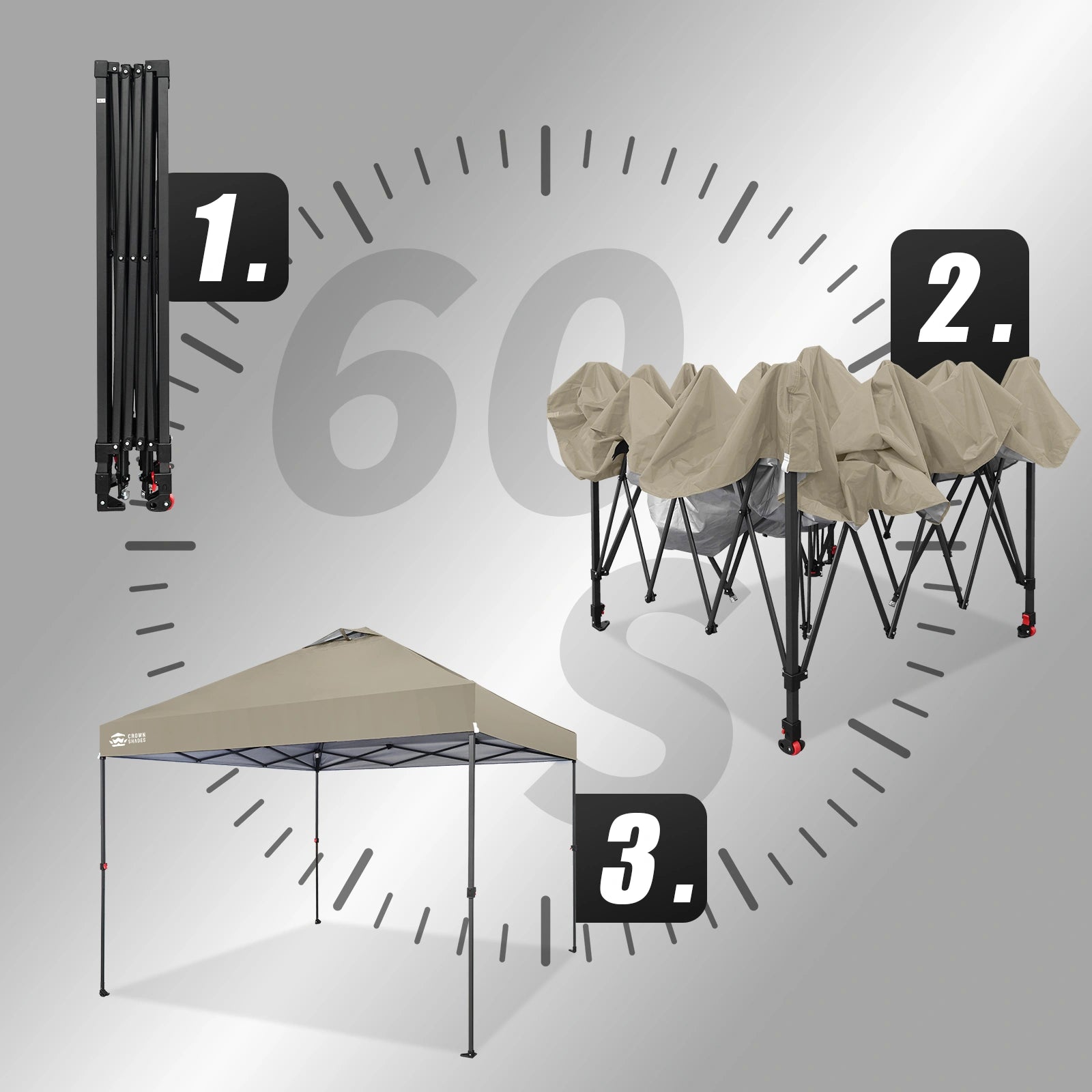 Tonnelle portable Air-Light 10' x 10'