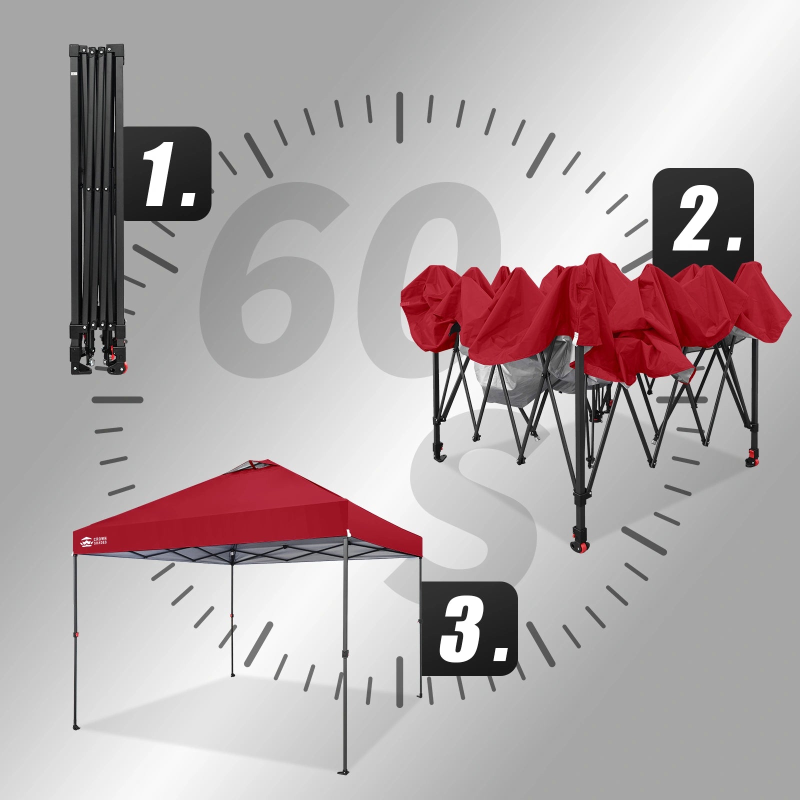 Tonnelle portable Air-Light 10' x 10'