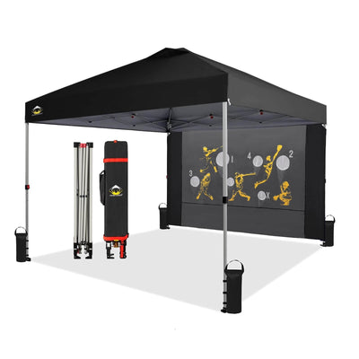 10x10 Pop Up Canopy with Game Netting