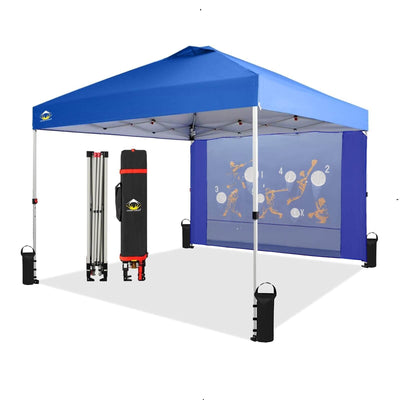 10x10 Pop Up Canopy with Game Netting