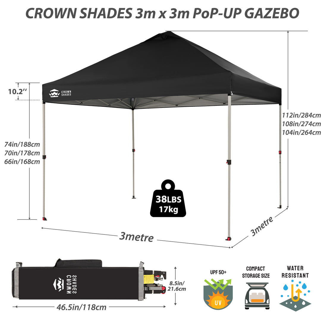 CenterLOK® Pop Up Gazebo - One Push Instant