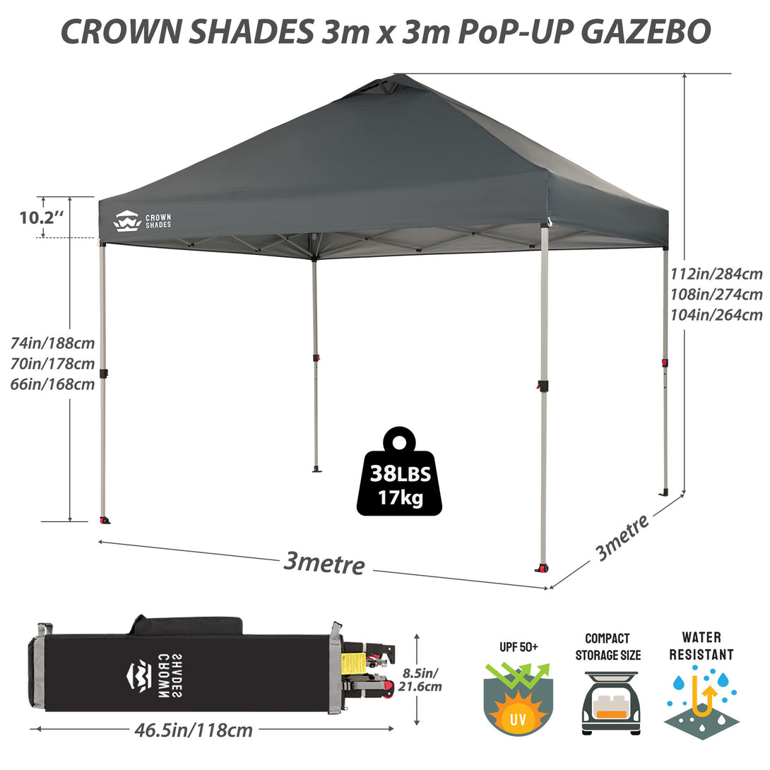 CenterLOK® Pop Up Gazebo - One Push Instant