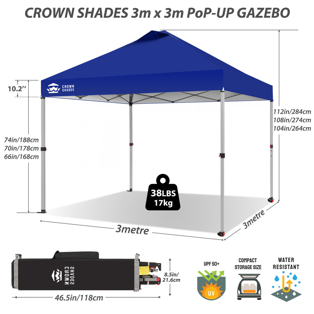 CenterLOK® Pop Up Gazebo - One Push Instant