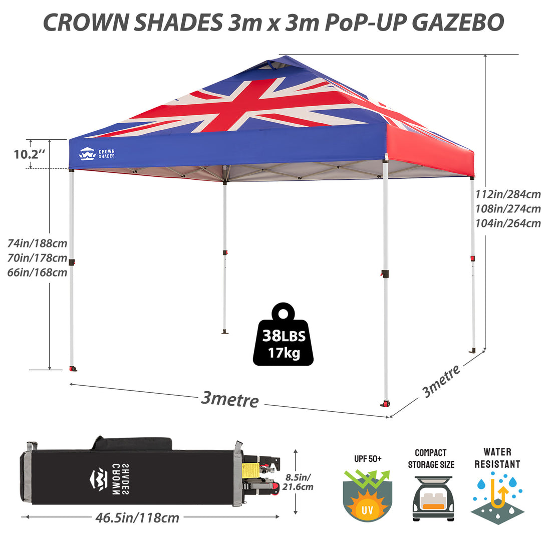 CenterLOK® Pop Up Gazebo - One Push Instant