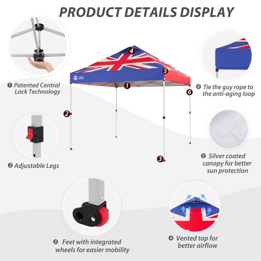CenterLOK® Pop Up Gazebo - One Push Instant