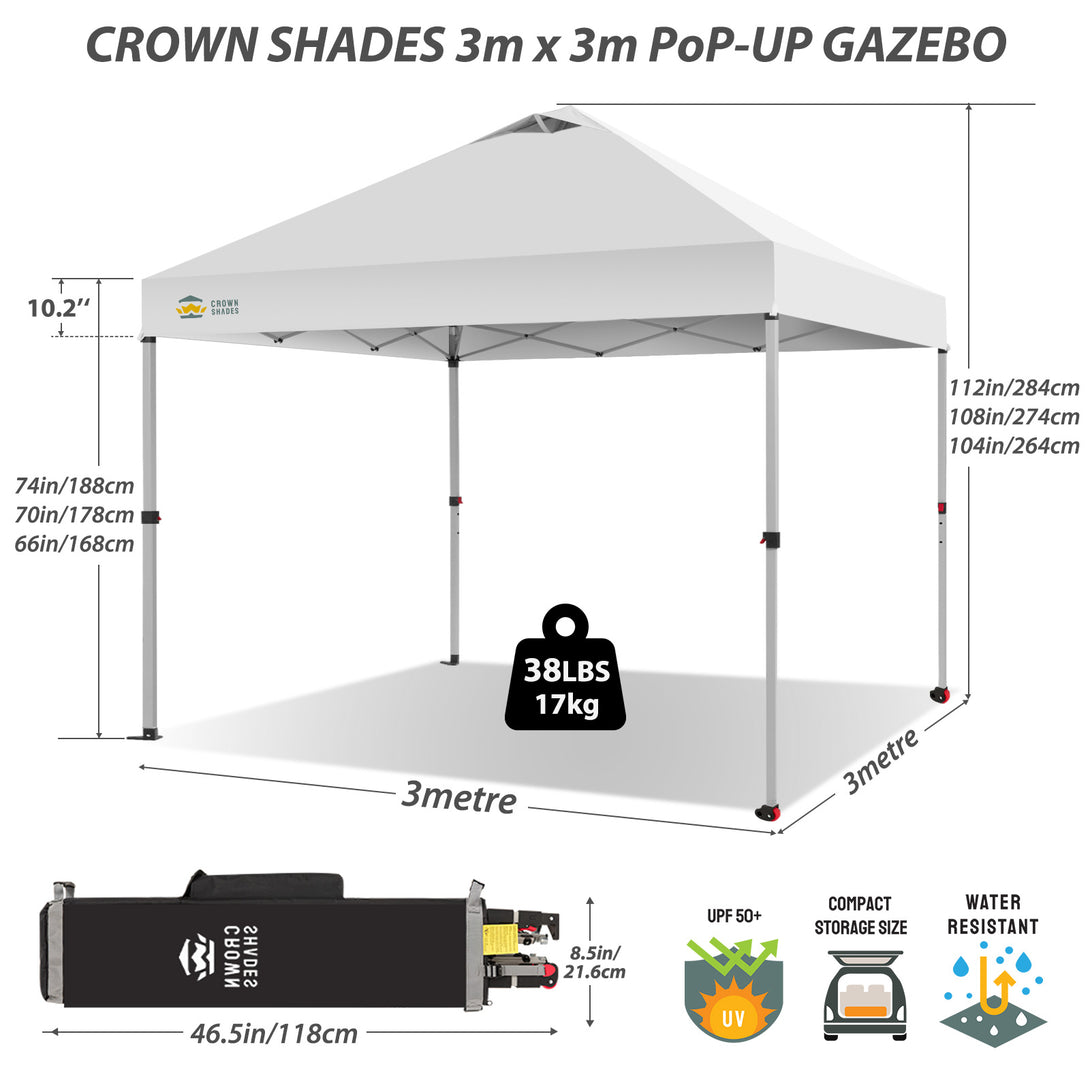CenterLOK® Pop Up Gazebo - One Push Instant
