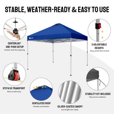 CenterLOK® Pop Up Gazebo - One Push Instant