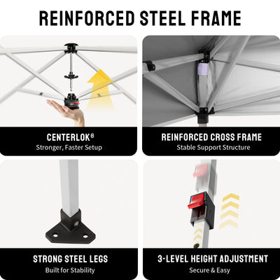 CenterLOK® Tonnelle Pop-Up - Instantané par simple pression