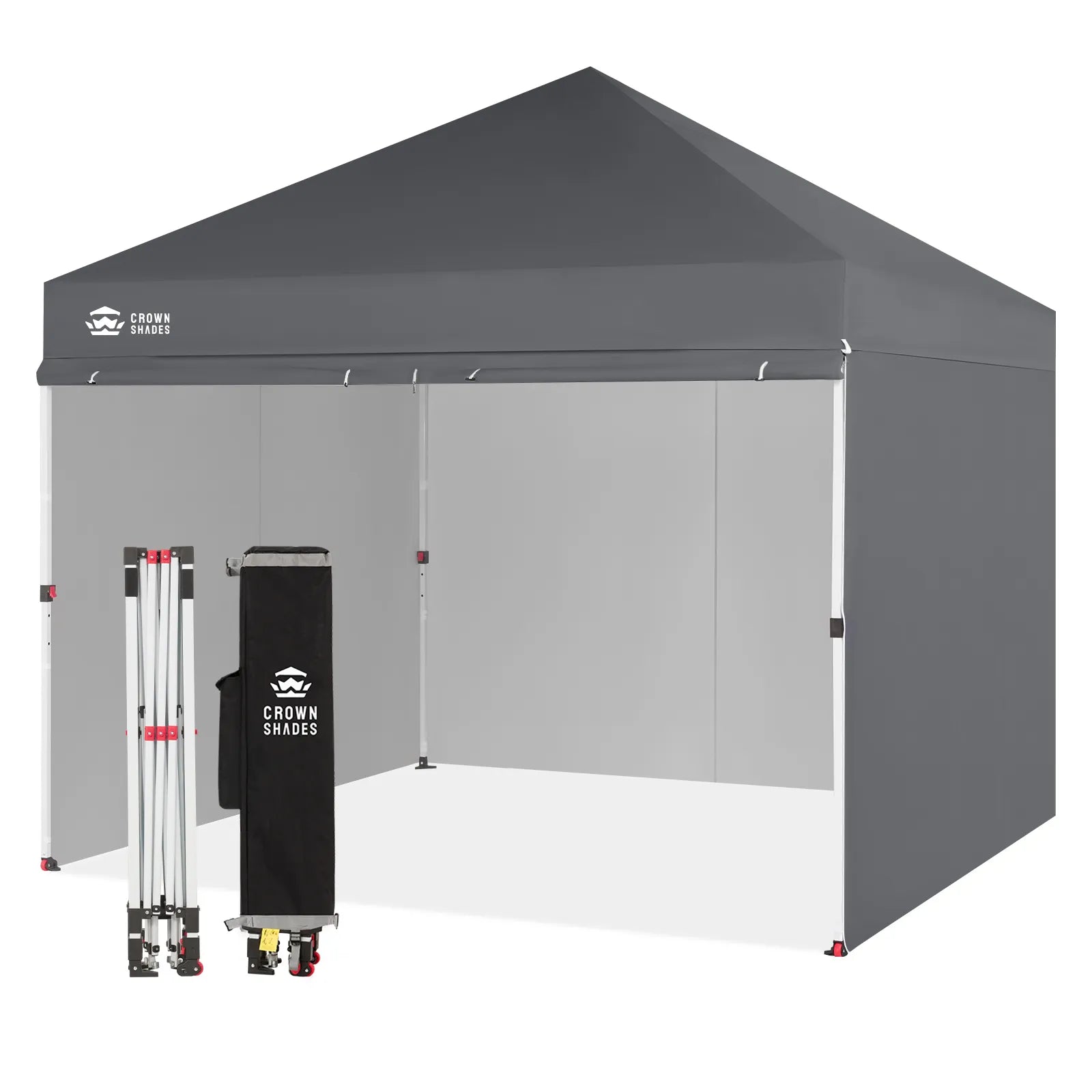 Crown Pro-Duty Carpa 10' x 10' | Suite Empresarial con Pared Completa