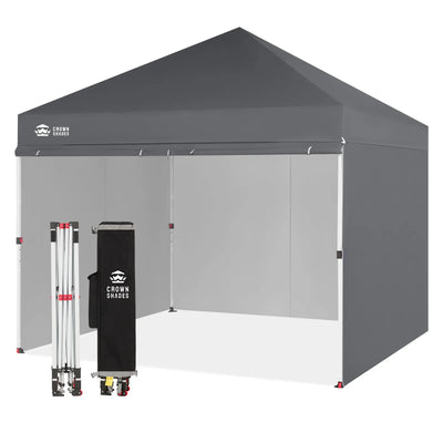 Crown Pro-Duty Carpa 10' x 10' | Suite Empresarial con Pared Completa