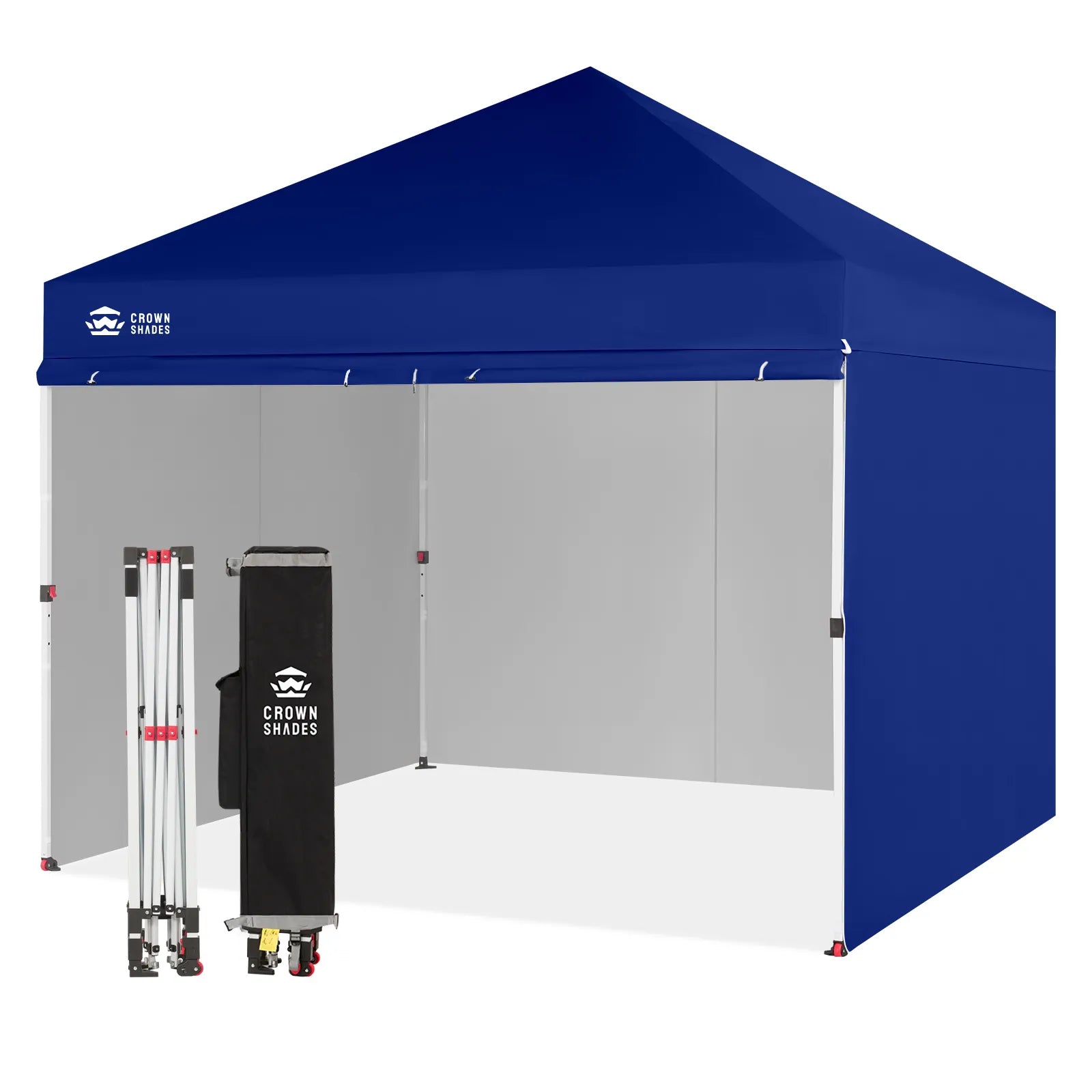 Crown Pro-Duty Carpa 10' x 10' | Suite Empresarial con Pared Completa