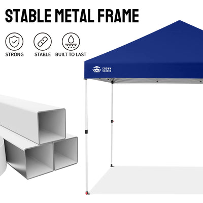 Crown Pro-Duty Carpa 10' x 10' | Suite Empresarial con Pared Completa