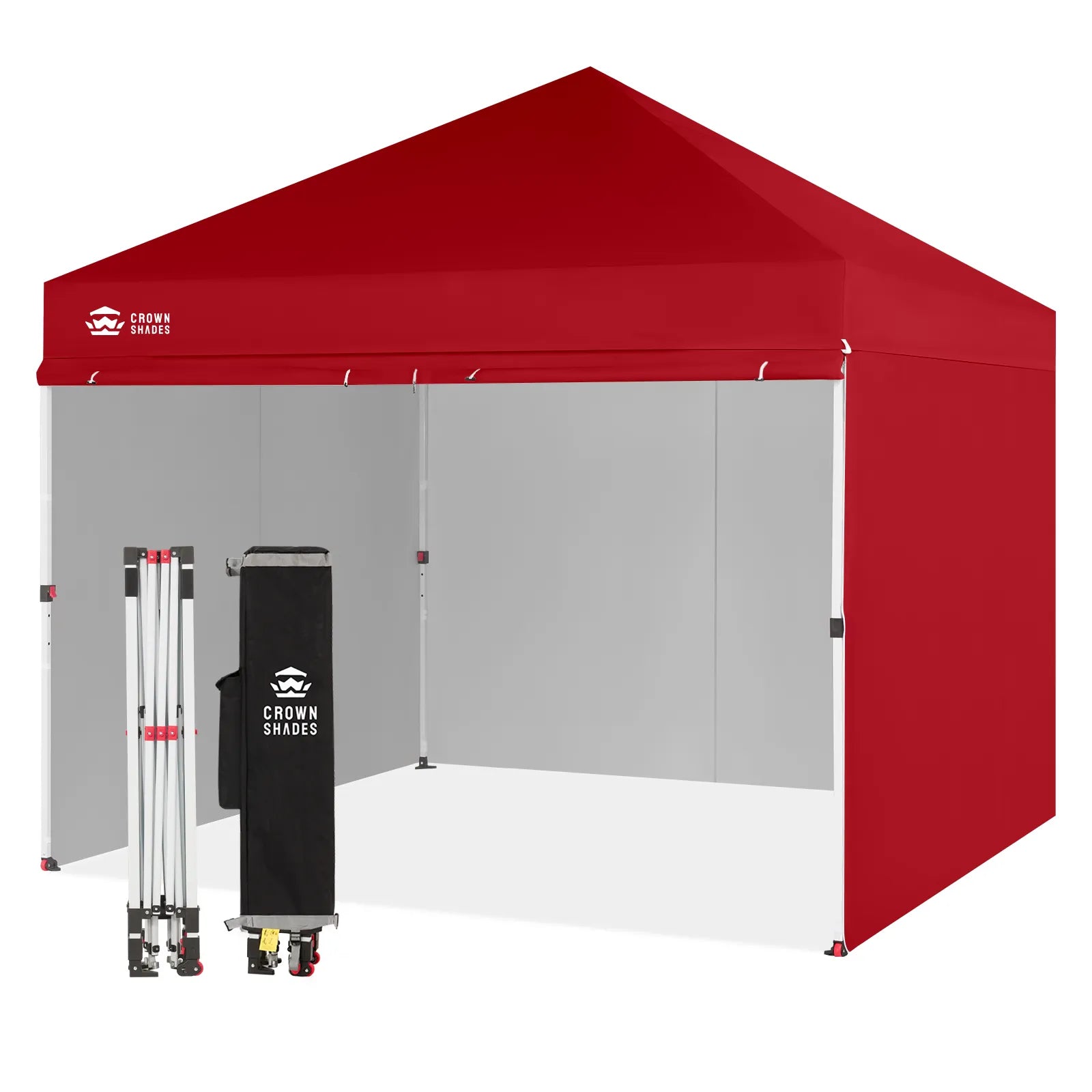 Crown Pro-Duty Carpa 10' x 10' | Suite Empresarial con Pared Completa