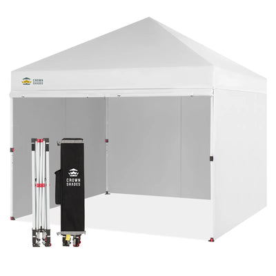 Crown Pro-Duty Carpa 10' x 10' | Suite Empresarial con Pared Completa