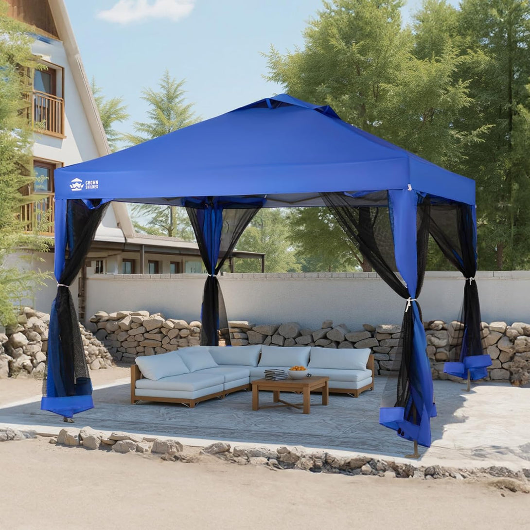 Toldo Plegable 10x10 - Paredes de Malla