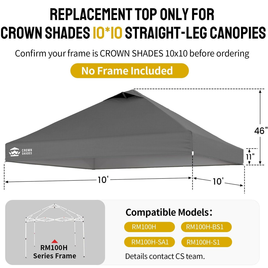 Copertura superiore di ricambio CROWN SHADES RM100H