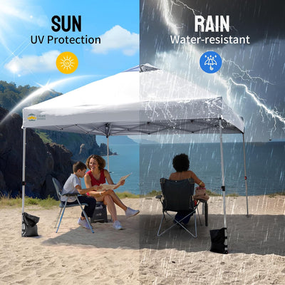 CROWN SHADES SunWall Silver Coated for 10x10 Pop up Canopy Tent – Crown Shades