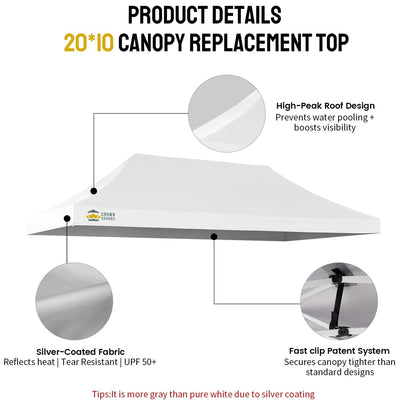 Copertura di ricambio per gazebo 10x20