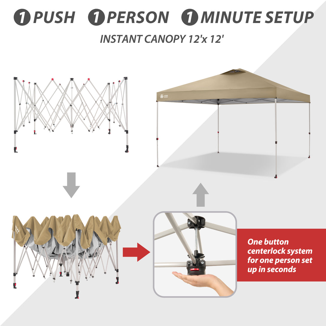 12x12 Pop Up Canopy Centerlok™
