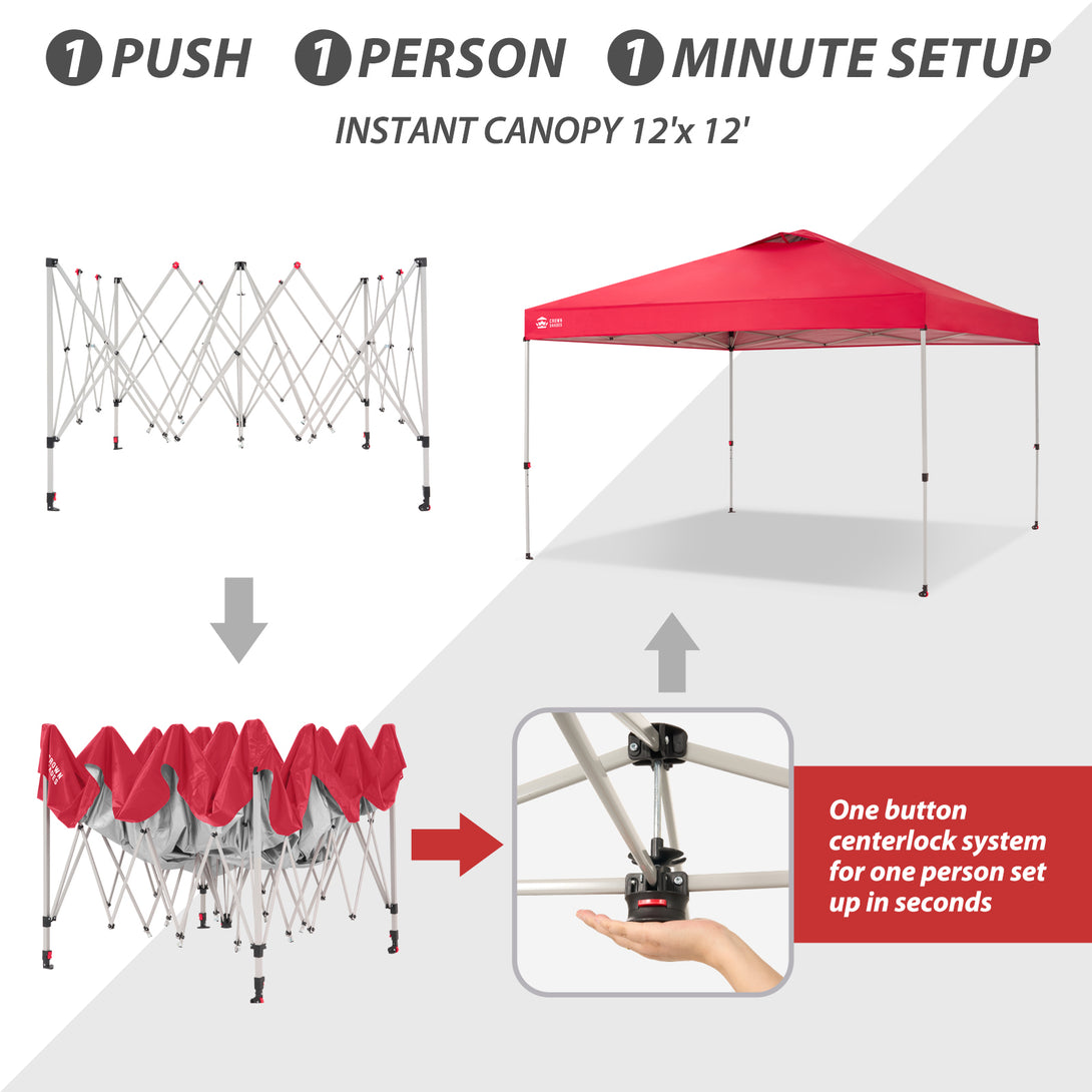 12x12 Pop Up Canopy Centerlok™