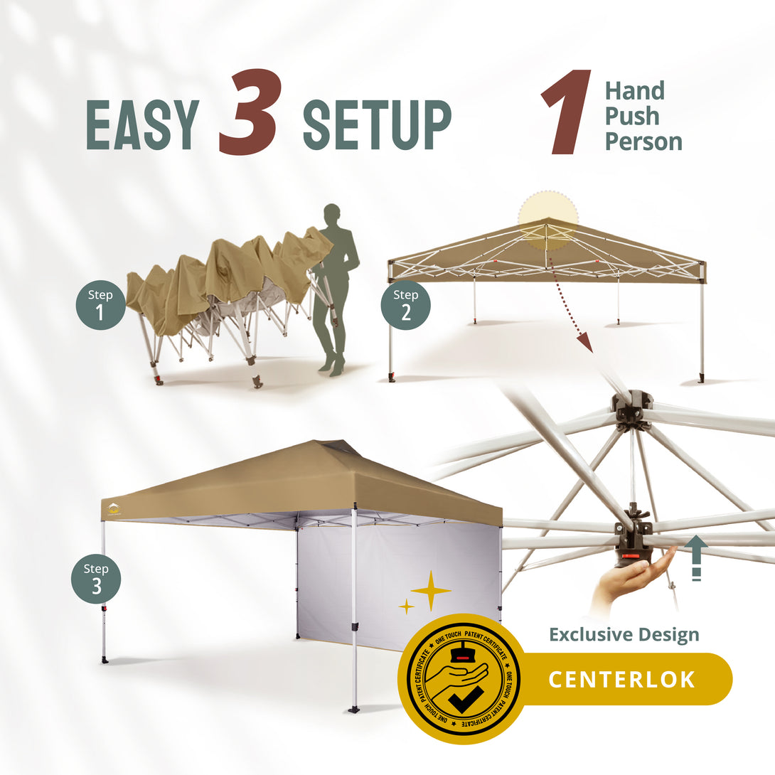 12x12 Pop Up Canopy & 1 Sidewall Centerlok™