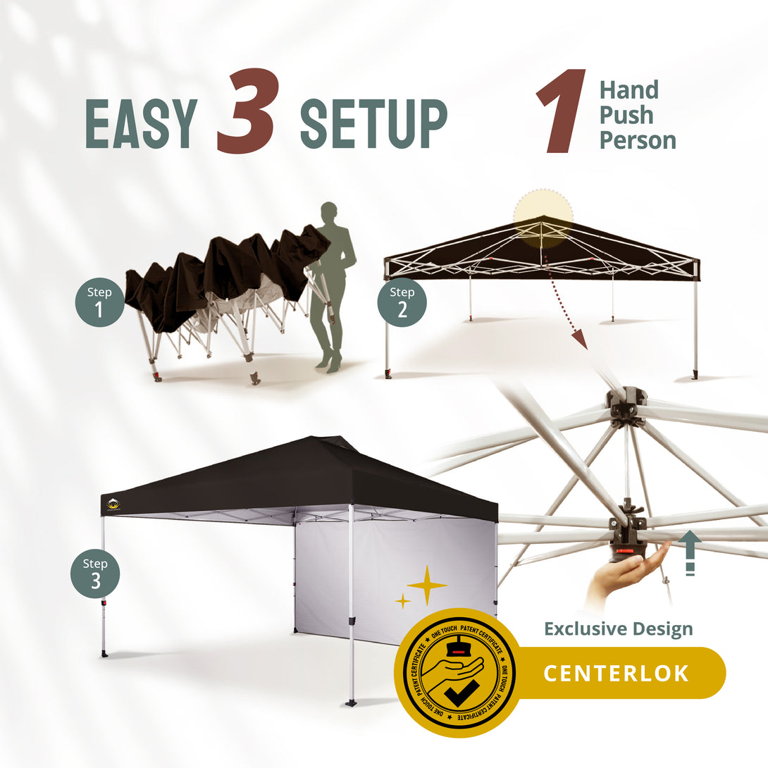 12x12 Pop Up Canopy & 1 Sidewall Centerlok™