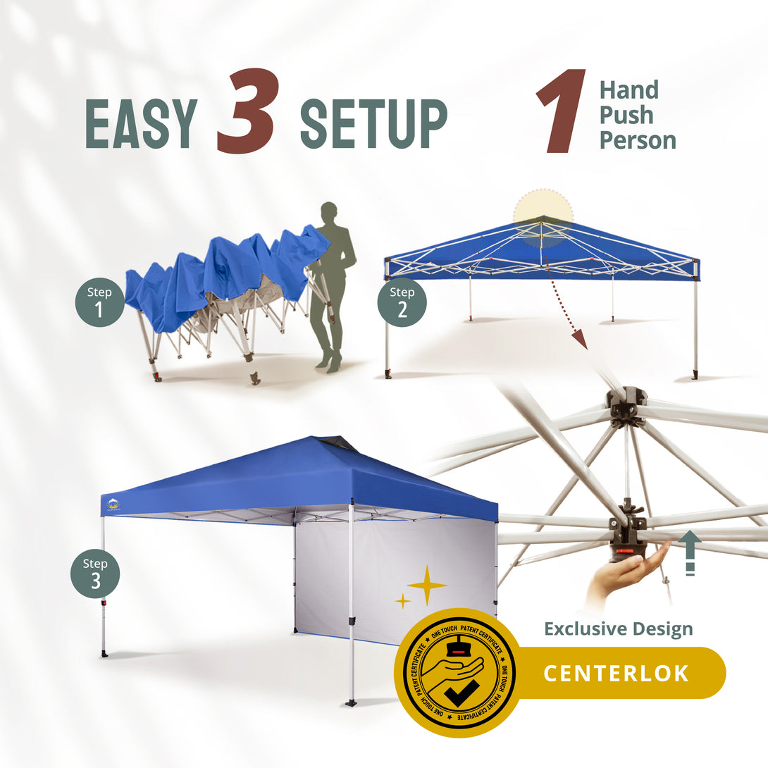 12x12 Pop Up Canopy & 1 Sidewall Centerlok™
