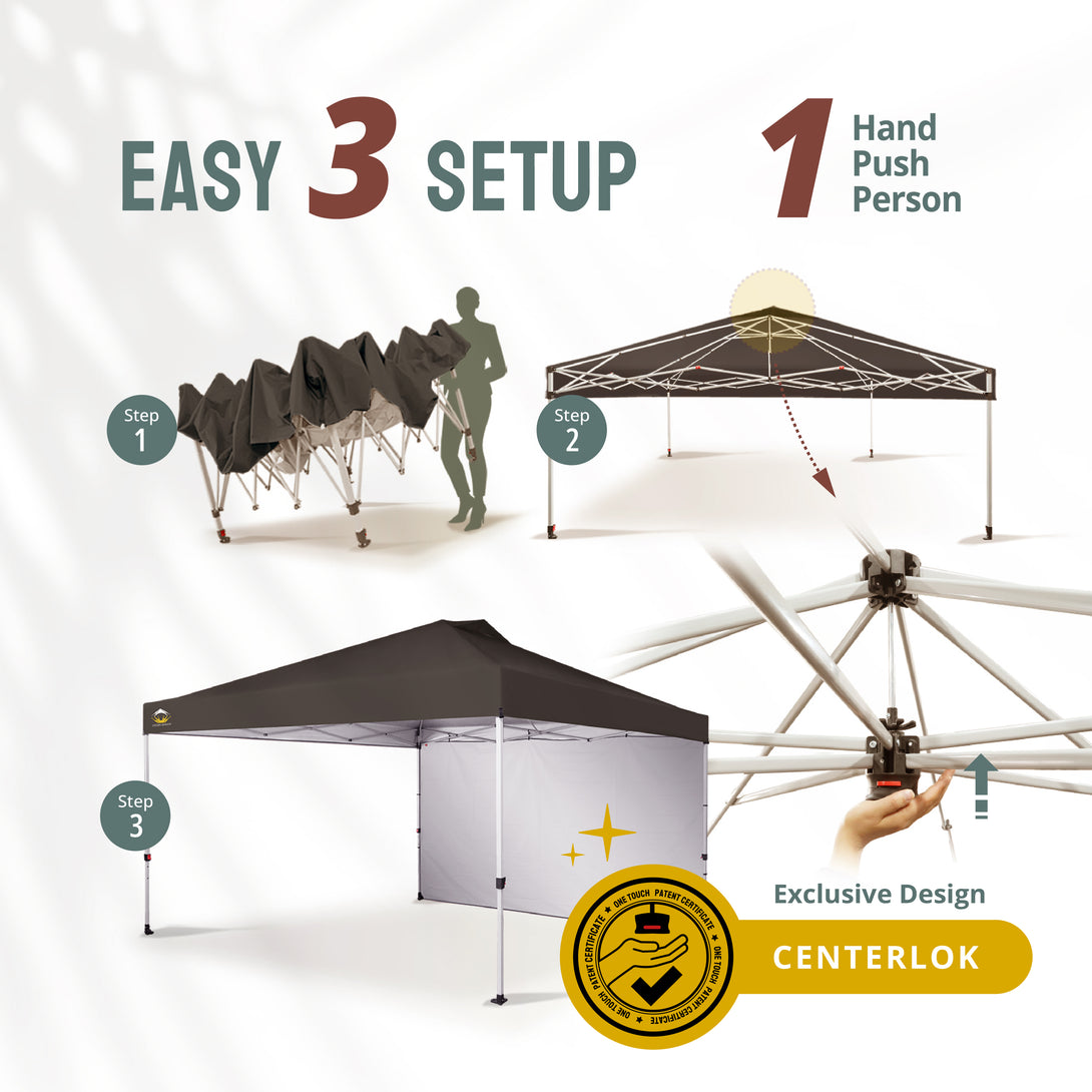 12x12 Pop Up Canopy & 1 Sidewall Centerlok™