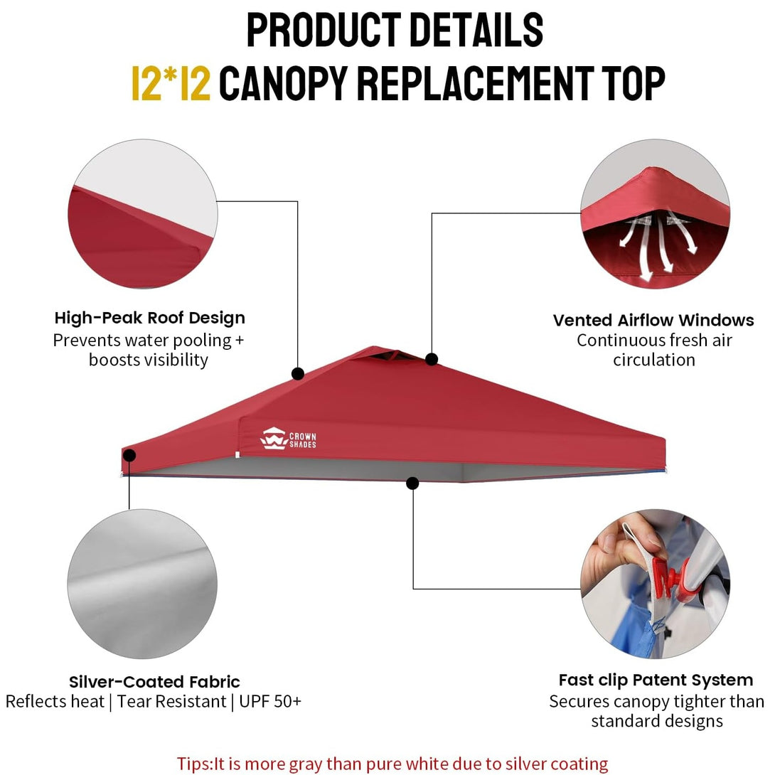12x12 Canopy Replacement Top