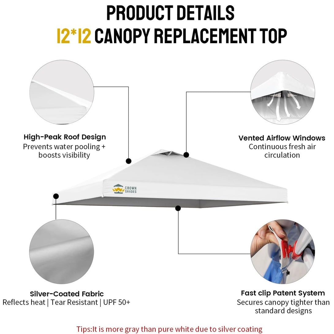 12x12 Canopy Replacement Top