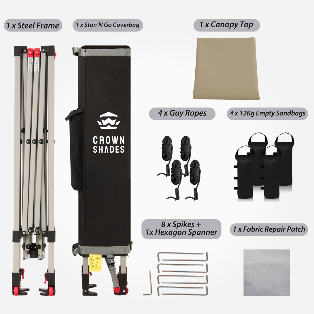 8x8 Pop Up Canopy & One-Push Centerlok™