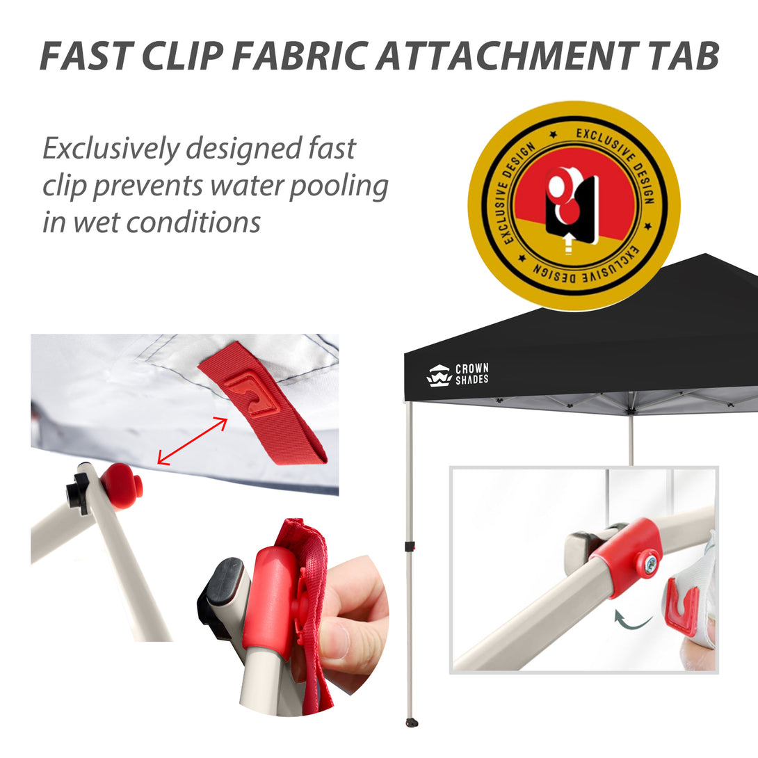 8x8 Pop Up Canopy & One-Push Centerlok™
