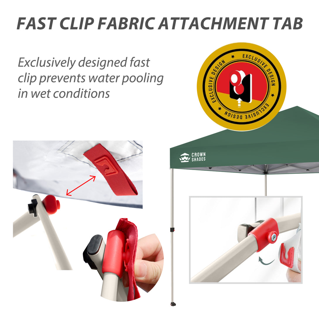 8x8 Pop Up Canopy & One-Push Centerlok™